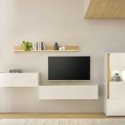 Pharao24 Design Wohnwand mit Schreibtisch Rascian><noscript><img width=