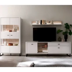 Pharao24 Design Wohnwand Polar> Wohnwand 300 Cm|Moderne Wohnwände