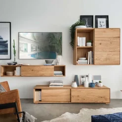 Pharao24 Design Wohnzimmerwand Rennia> Moderne Wohnwände|Wohnwand 300 Cm