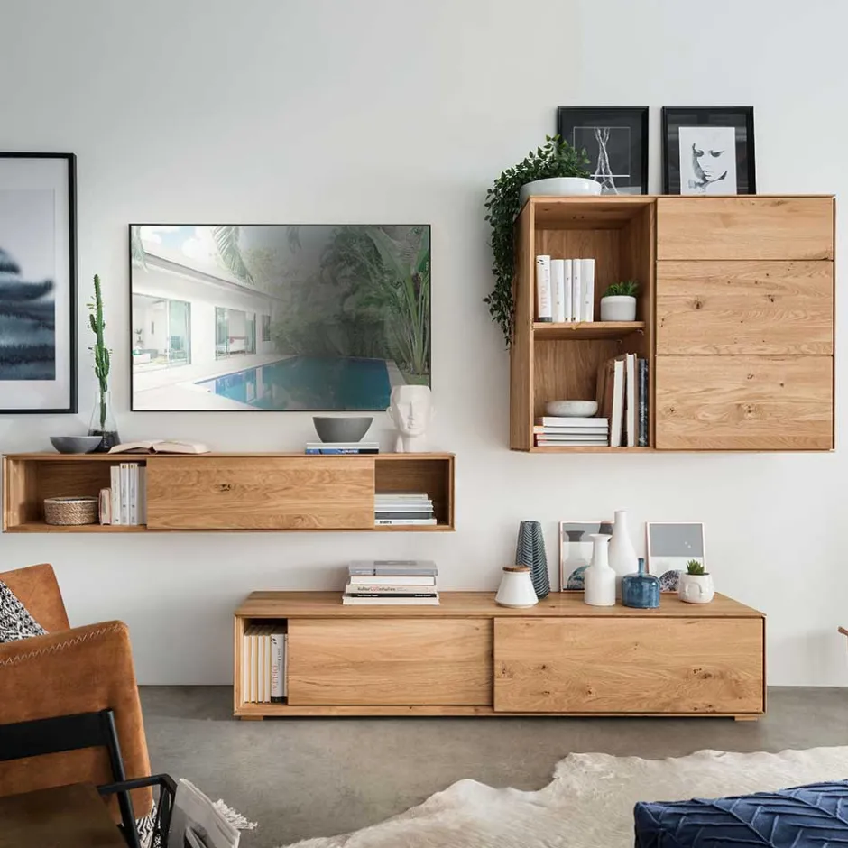 Pharao24 Design Wohnzimmerwand Rennia> Moderne Wohnwände|Wohnwand 300 Cm