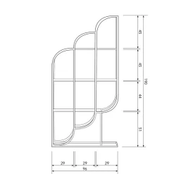 Pharao24 Design Wohzimmer Regal Gamma><noscript><img width=