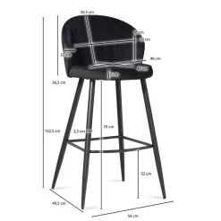 Pharao24 Designbarhocker Hortenza><noscript><img width=