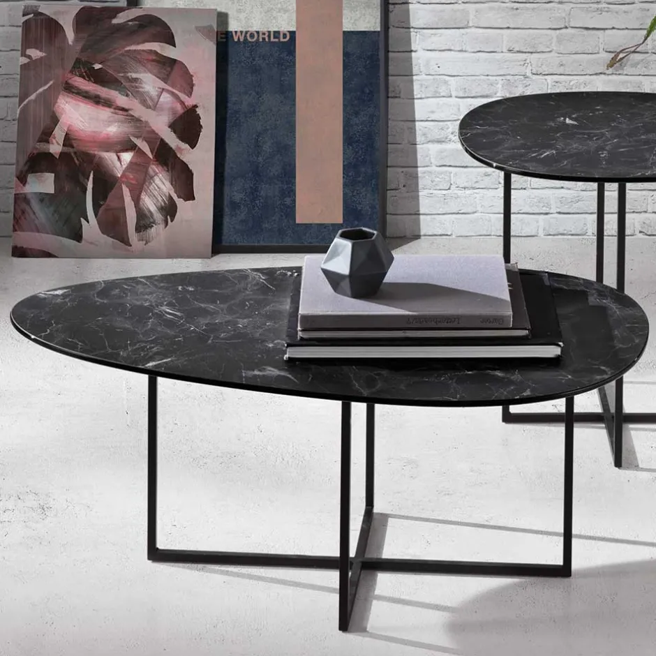 Glastische*Pharao24 Designcouchtisch Jemja