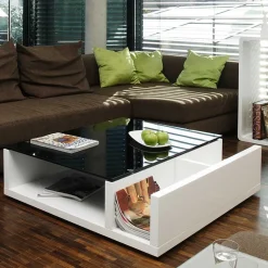 Pharao24 Designcouchtisch Omarai> Glastische