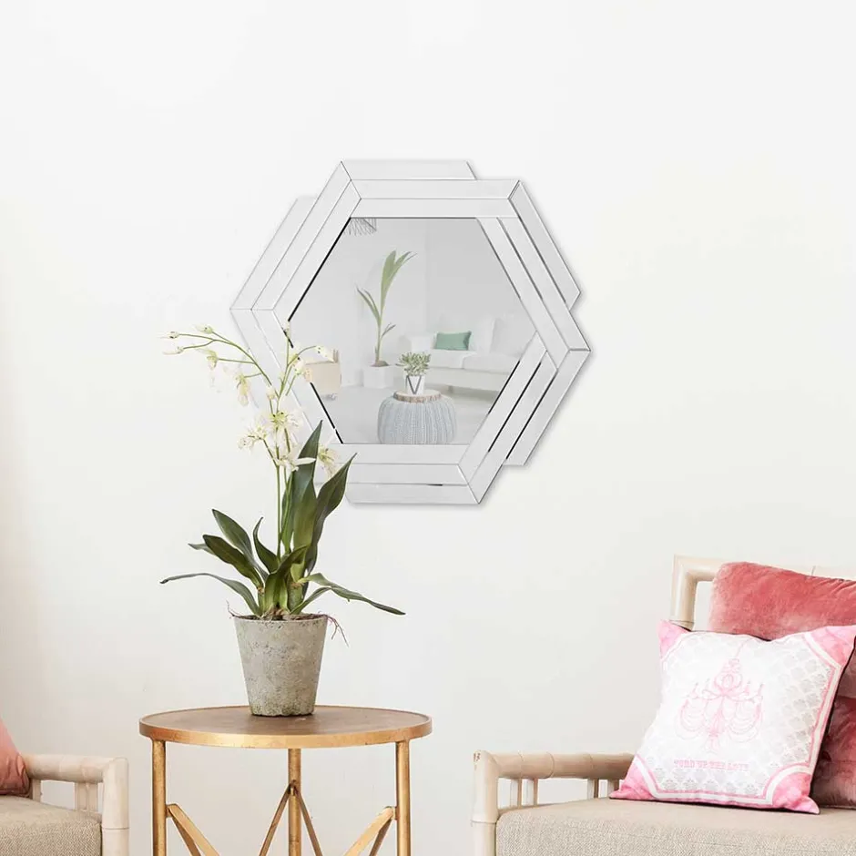 Pharao24 Designer Spiegel Kanaro> Wandspiegel|Schlafzimmerspiegel