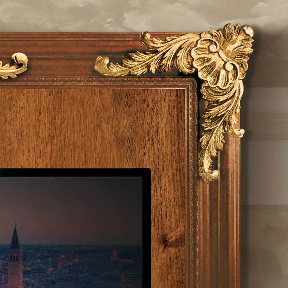 Massivholz Wohnwände*Pharao24 Designer Wohnwand Savolina