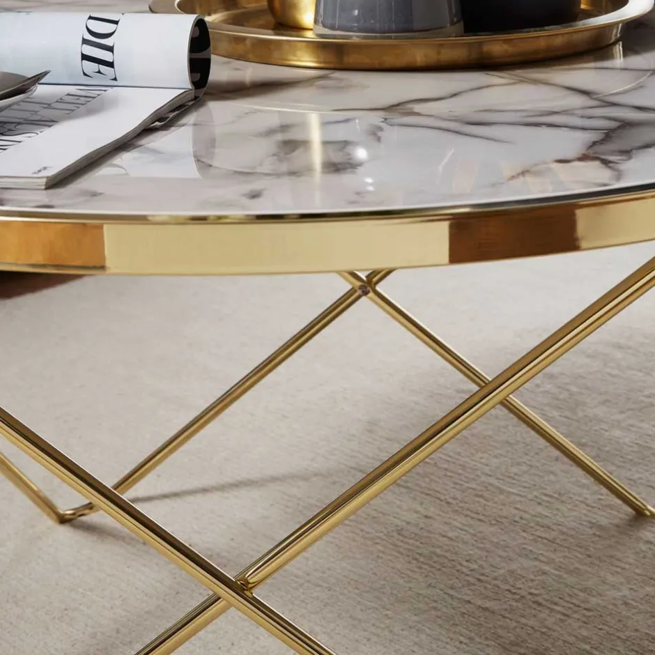 Couchtische*Pharao24 Designercouchtisch Cherry