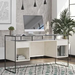 Schreibtische|Glastische*Pharao24 Designschreibtisch Token