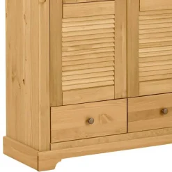 Massivholz Schränke|Dielenschränke*Pharao24 Dielenkleiderschrank Yarus