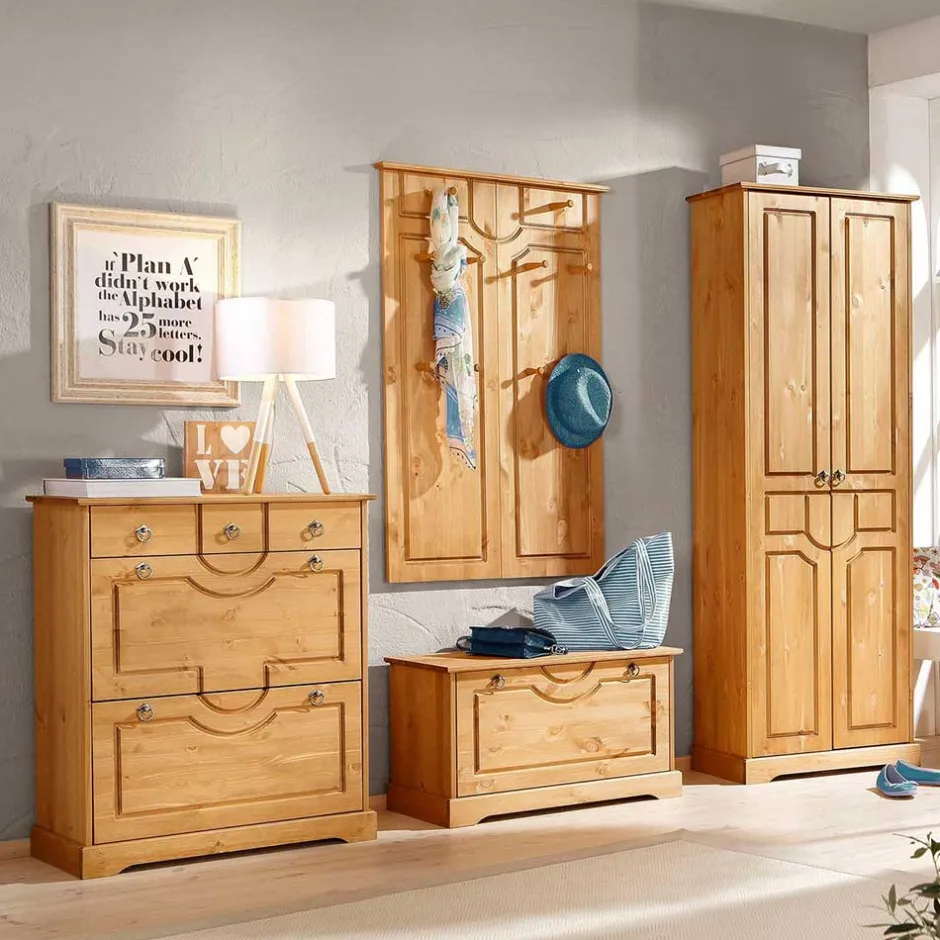 Pharao24 Dielenmöbel Set Alinica> Garderobensets