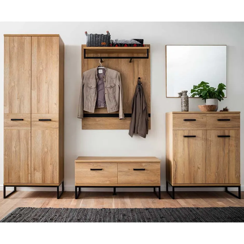 Pharao24 Dielenmöbel Set Apyras> Garderobensets