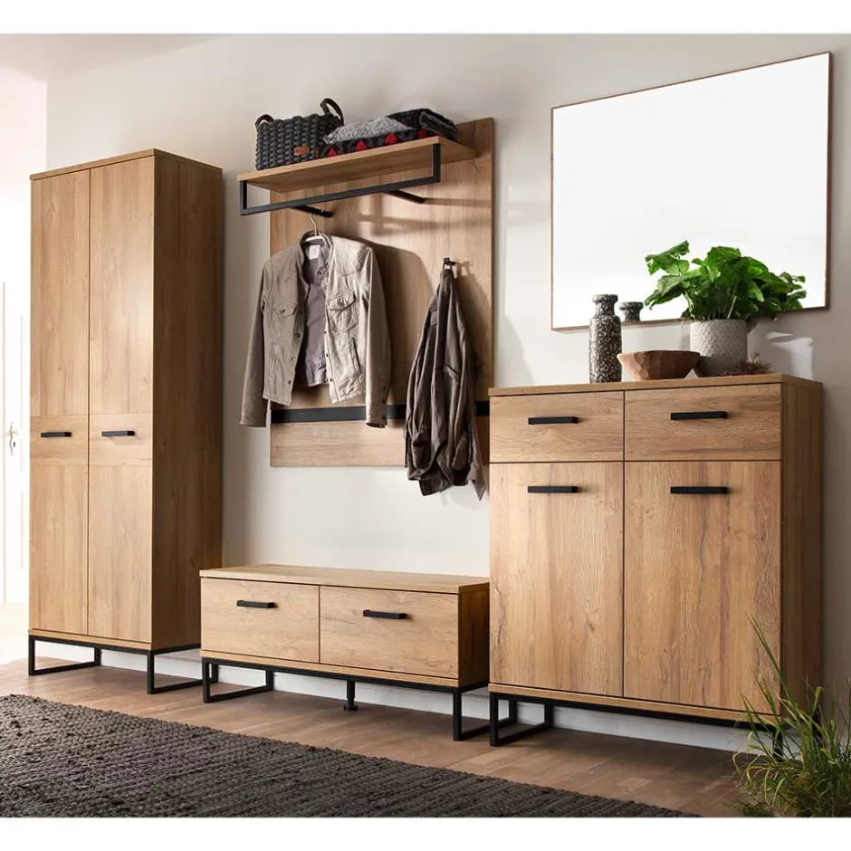 Pharao24 Dielenmöbel Set Apyras> Garderobensets