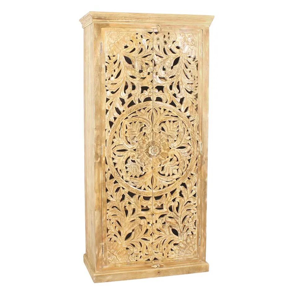 Massivholzmöbel|Dielenschränke*Pharao24 Dielenschrank Tumivo