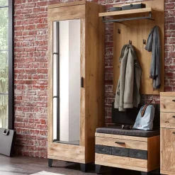 Massivholzmöbel|Dielenschränke*Pharao24 Dielenschrank Vinena