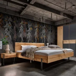 Pharao24 Doppel Bett Wildeiche Scoddo> Massivholzmöbel|Komfortbetten