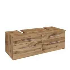 Waschbeckenunterschränke|Badezimmerschränke*Pharao24 Doppel Waschbeckenschrank Besdos