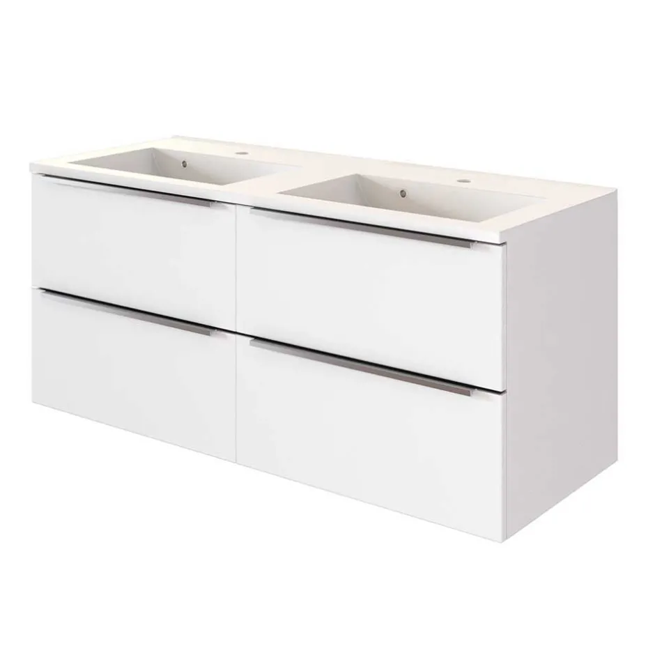 Pharao24 Doppel Waschplatz Folcora> Badmöbel Sets