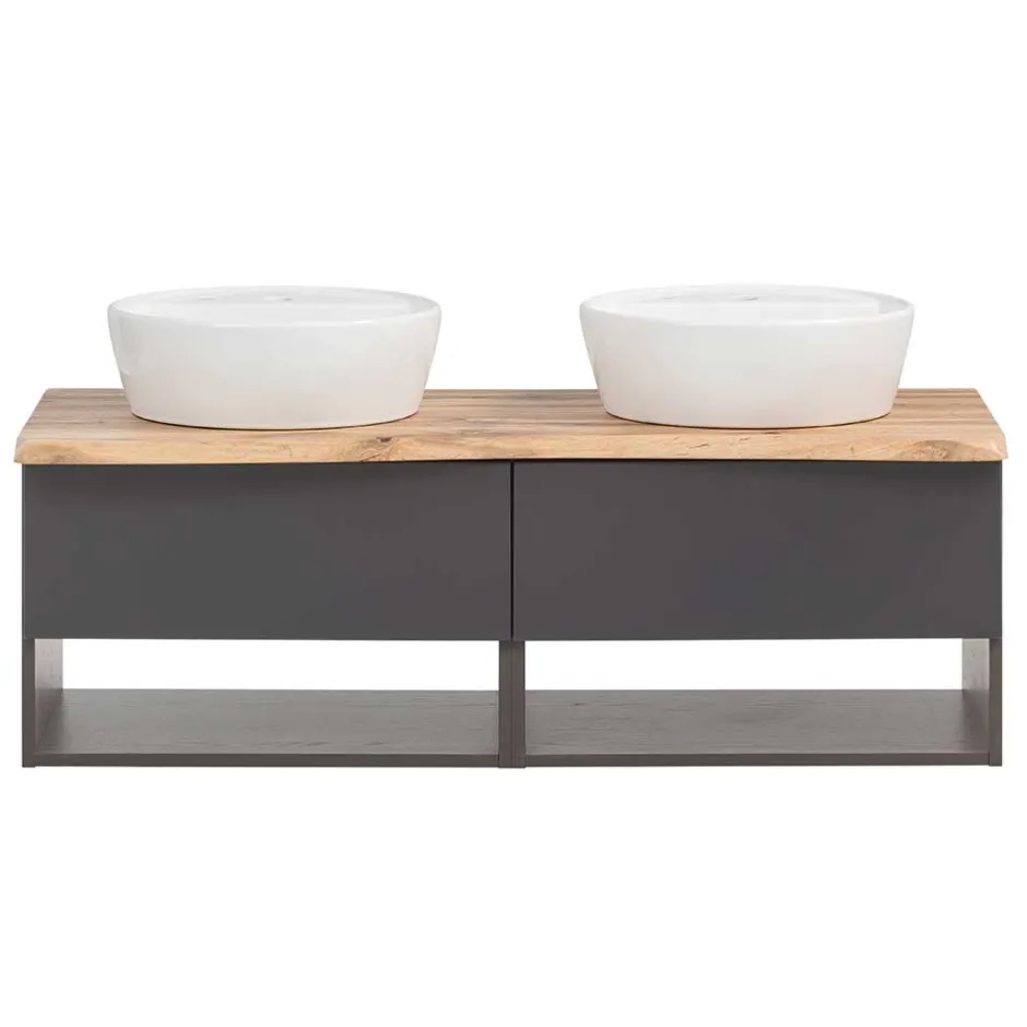 Pharao24 Doppel Waschtisch Eleon> Waschbeckenunterschränke