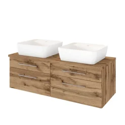 Waschbeckenunterschränke*Pharao24 Doppel Waschtischkommode Besdos