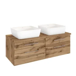 Waschbeckenunterschränke*Pharao24 Doppel Waschtischkommode Besdos