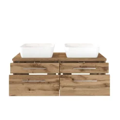 Waschbeckenunterschränke*Pharao24 Doppel Waschtischkommode Besdos
