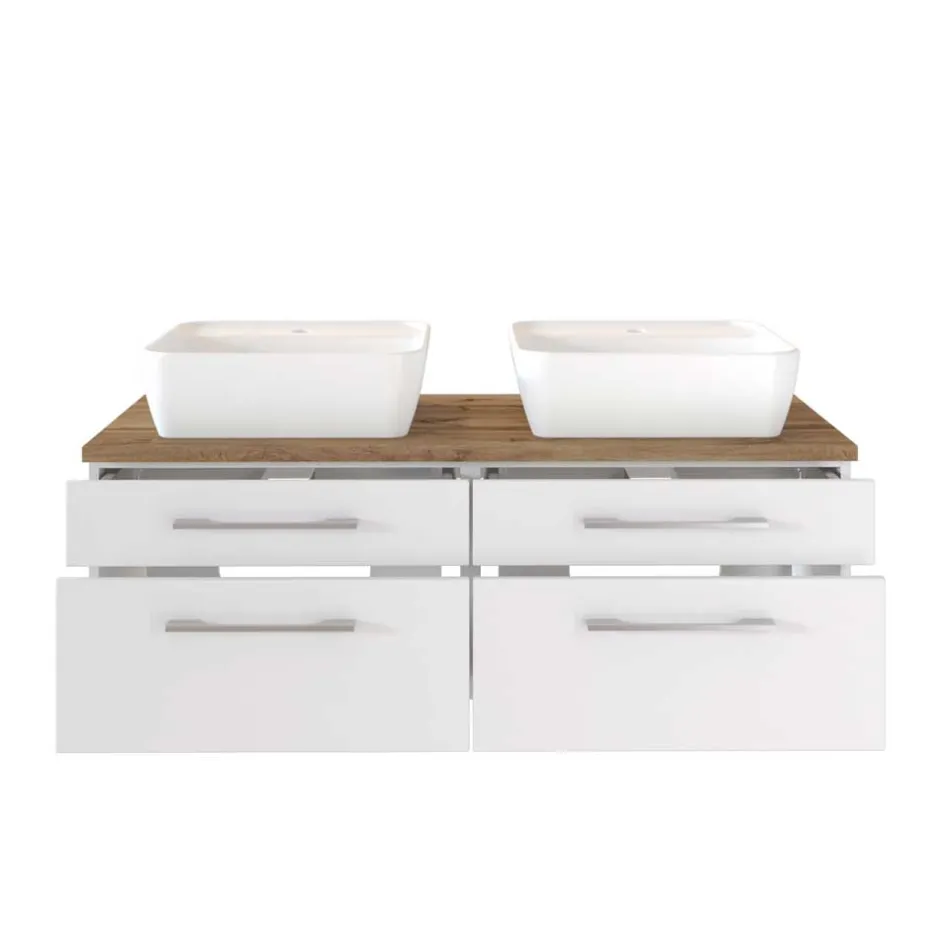 Pharao24 Doppel Waschtischschrank Tropezia> Waschbeckenunterschränke