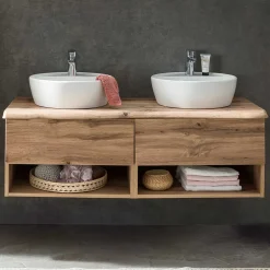 Waschbeckenunterschränke*Pharao24 Doppel Waschtischschrank Vressa