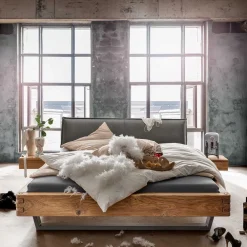 Doppelbetten|Massivholzbetten*Pharao24 Doppelbett Kalindo