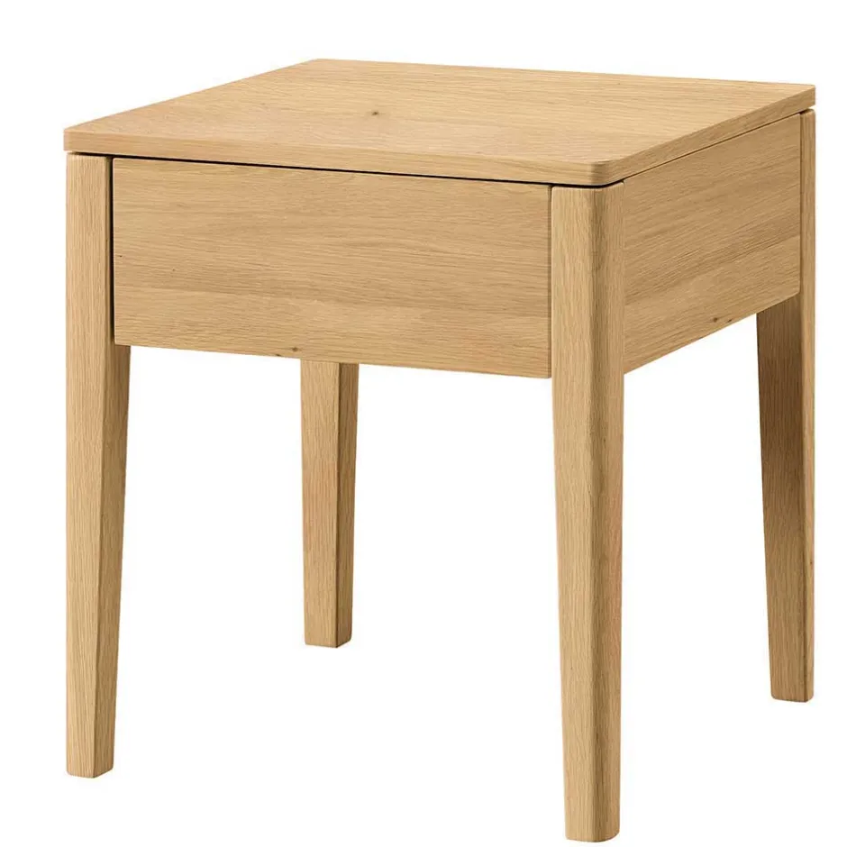 Pharao24 Doppelbett mit Polsterkopfteil Stufania> Doppelbetten|Massivholzbetten