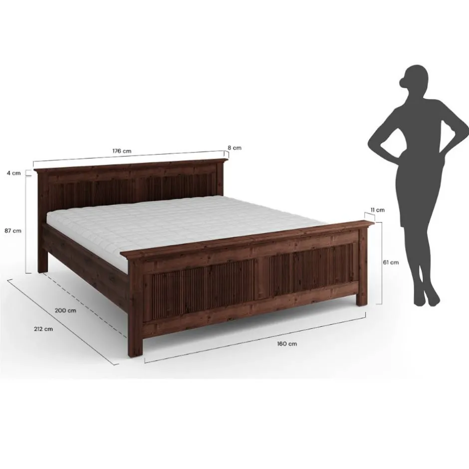 Pharao24 Doppelbett Phelix> Doppelbetten|Massivholzbetten