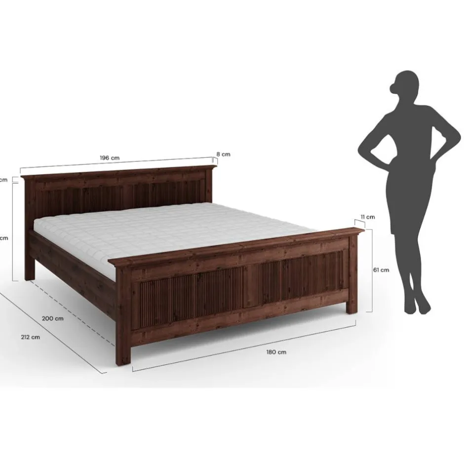 Pharao24 Doppelbett Phelix> Doppelbetten|Massivholzbetten