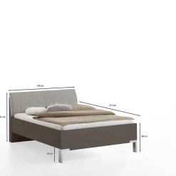 Komfortbetten|Jugendbetten*Pharao24 Doppelbettgestell Sanctos