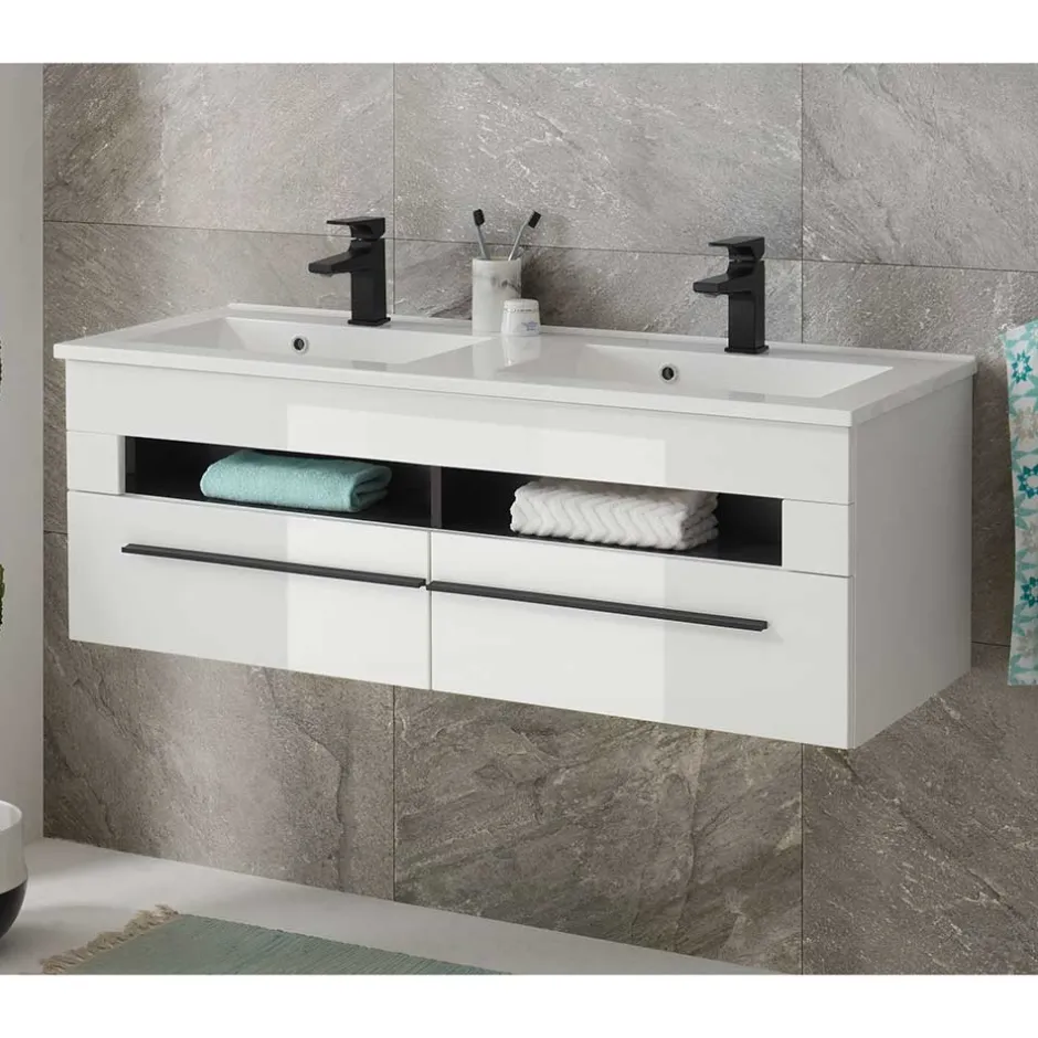 Waschbeckenunterschränke*Pharao24 Doppelwaschtisch Fricossa