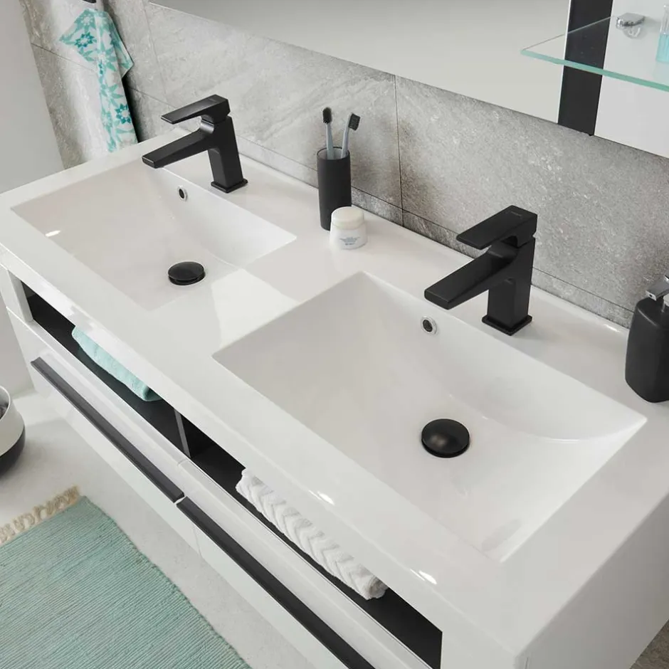 Waschbeckenunterschränke*Pharao24 Doppelwaschtisch Fricossa