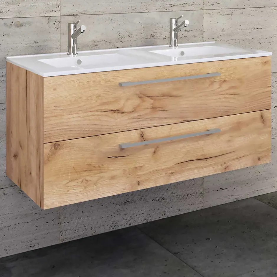 Waschbeckenunterschränke*Pharao24 Doppelwaschtisch Lasina