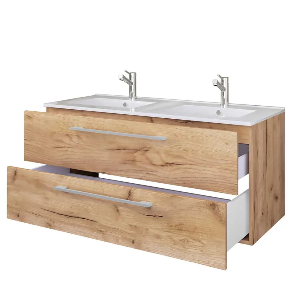 Waschbeckenunterschränke*Pharao24 Doppelwaschtisch Lasina