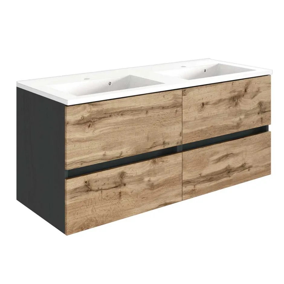 Waschbeckenunterschränke*Pharao24 Doppelwaschtisch Vimmos