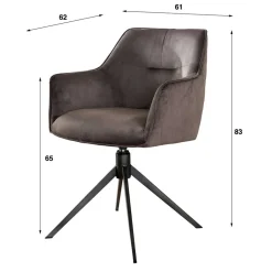 Pharao24 Drehbare Esstisch Stühle Medeos><noscript><img width=