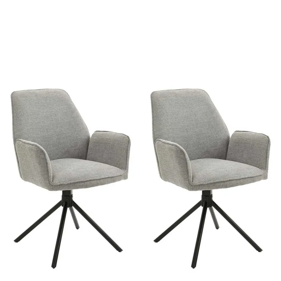 Pharao24 Drehbare Esstisch Stuehle Cadona> Armlehnstühle