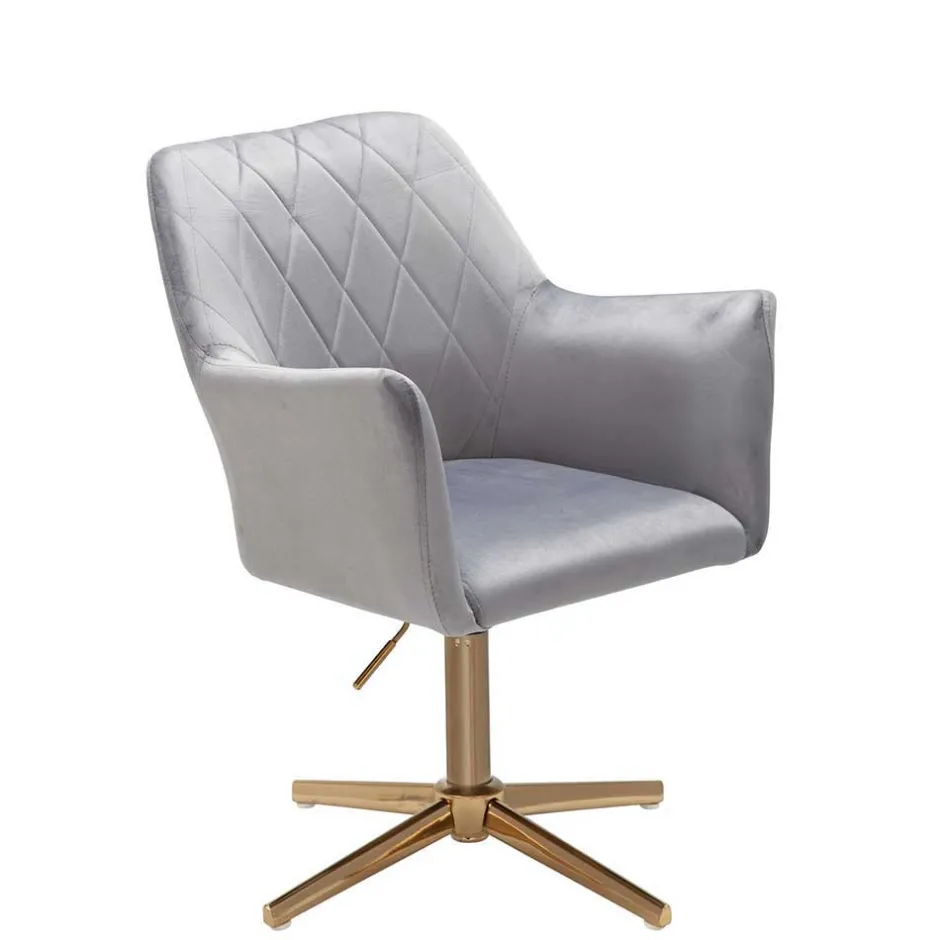 Bürostuhl*Pharao24 Drehstuhl mit Armlehnen Moranna