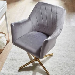 Bürostuhl*Pharao24 Drehstuhl mit Armlehnen Moranna