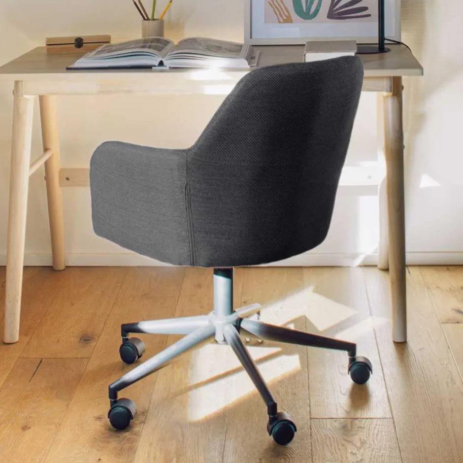 Bürostuhl*Pharao24 Drehstuhl mit Armlehnen Triumph