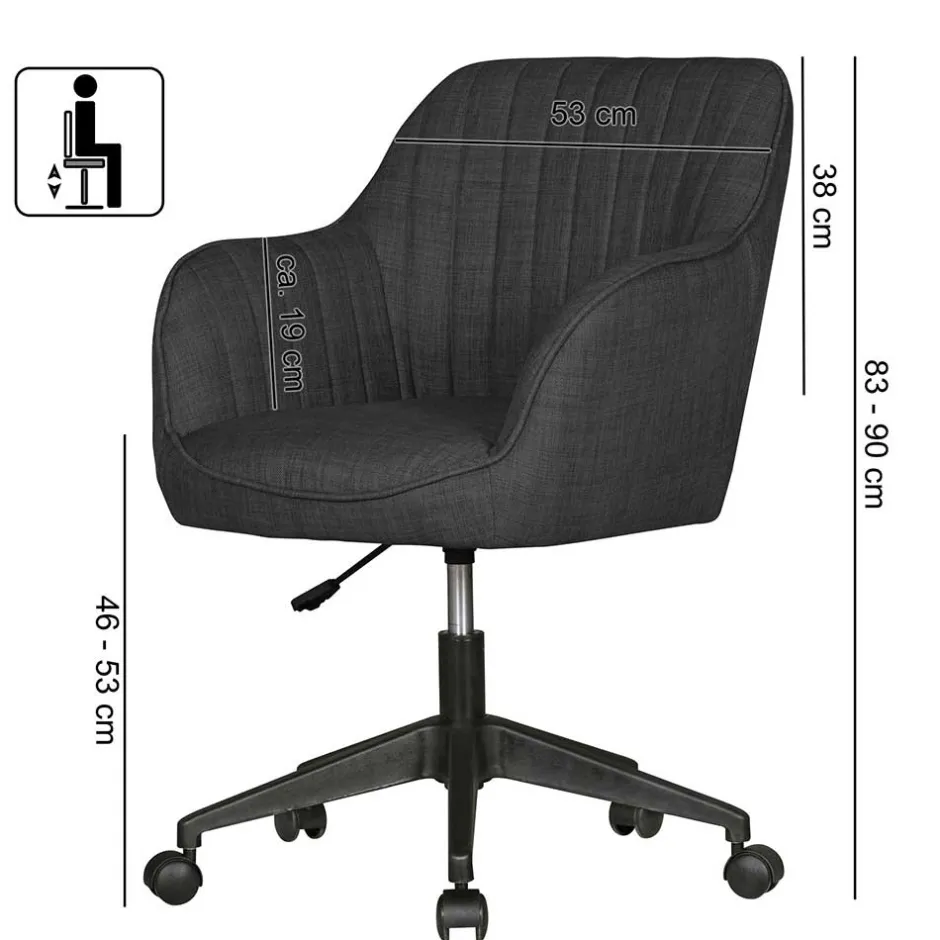 Pharao24 Drehstuhl Recondra> Bürostuhl