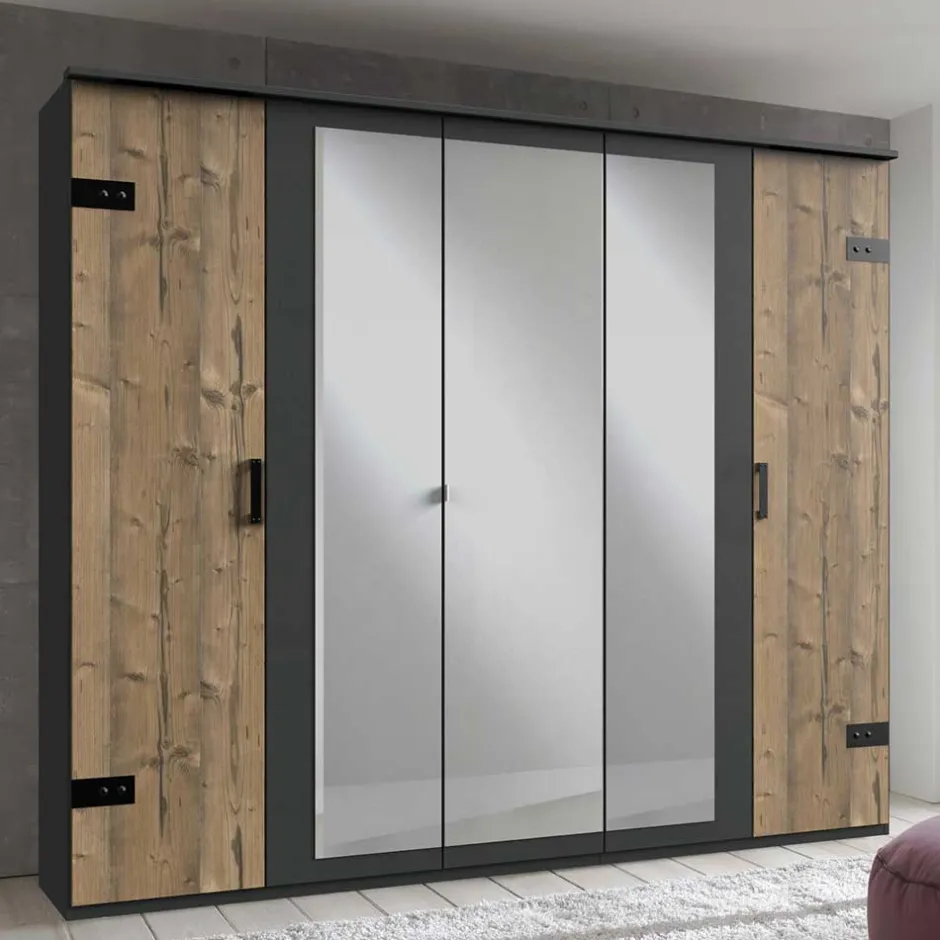 Drehtürenschränke*Pharao24 Drehtürenkleiderschrank Vedra