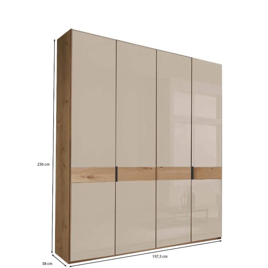 Pharao24 Drehtürenkleiderschrank Viramiru> Drehtürenschränke