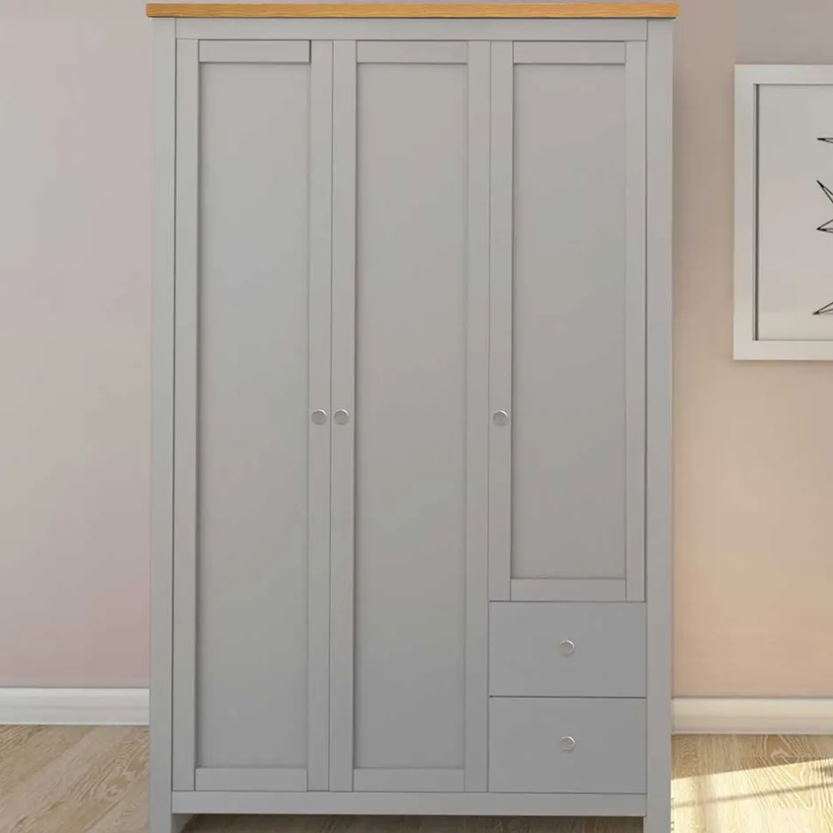 Kleiderschränke|Schlafzimmerschränke*Pharao24 Drehtürenkleiderschrank Vulima