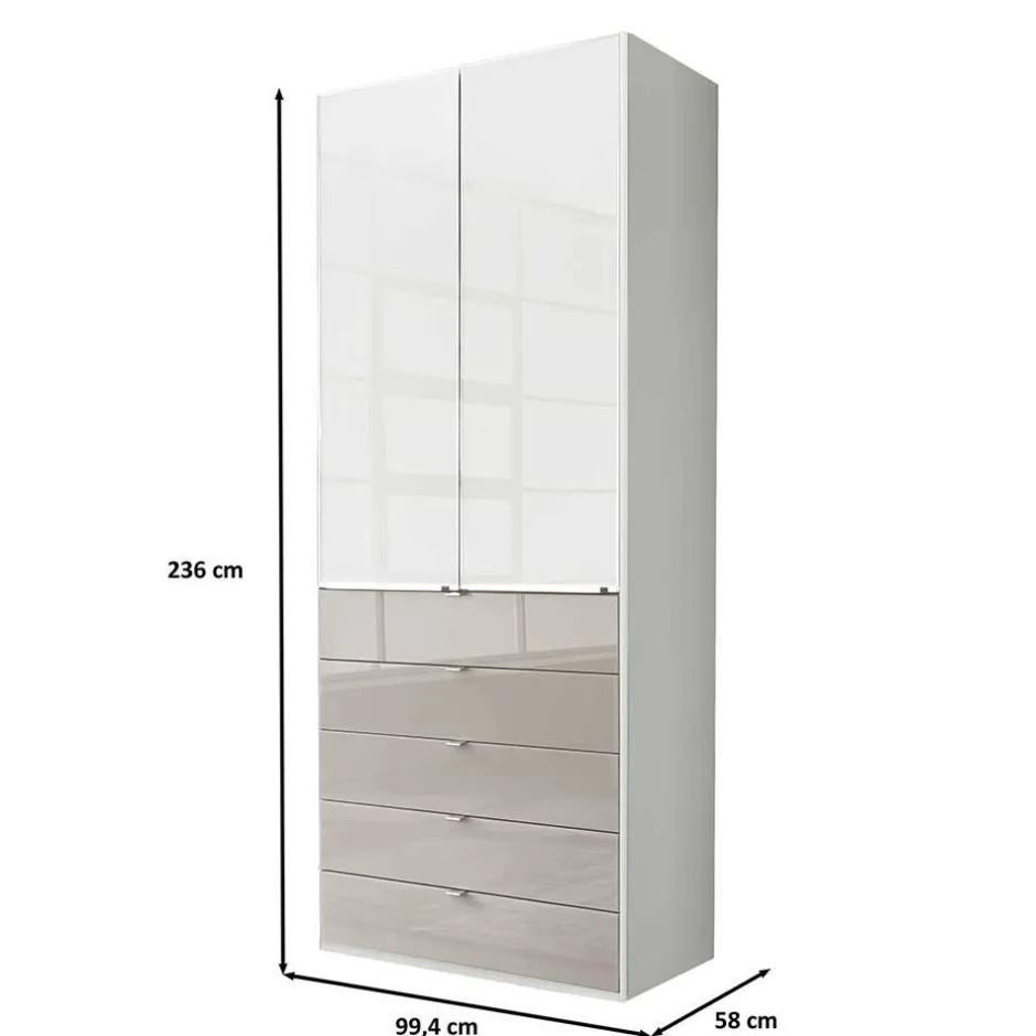 Pharao24 Drehtürenkleiderschrank Xarina> Jugendkleiderschrank