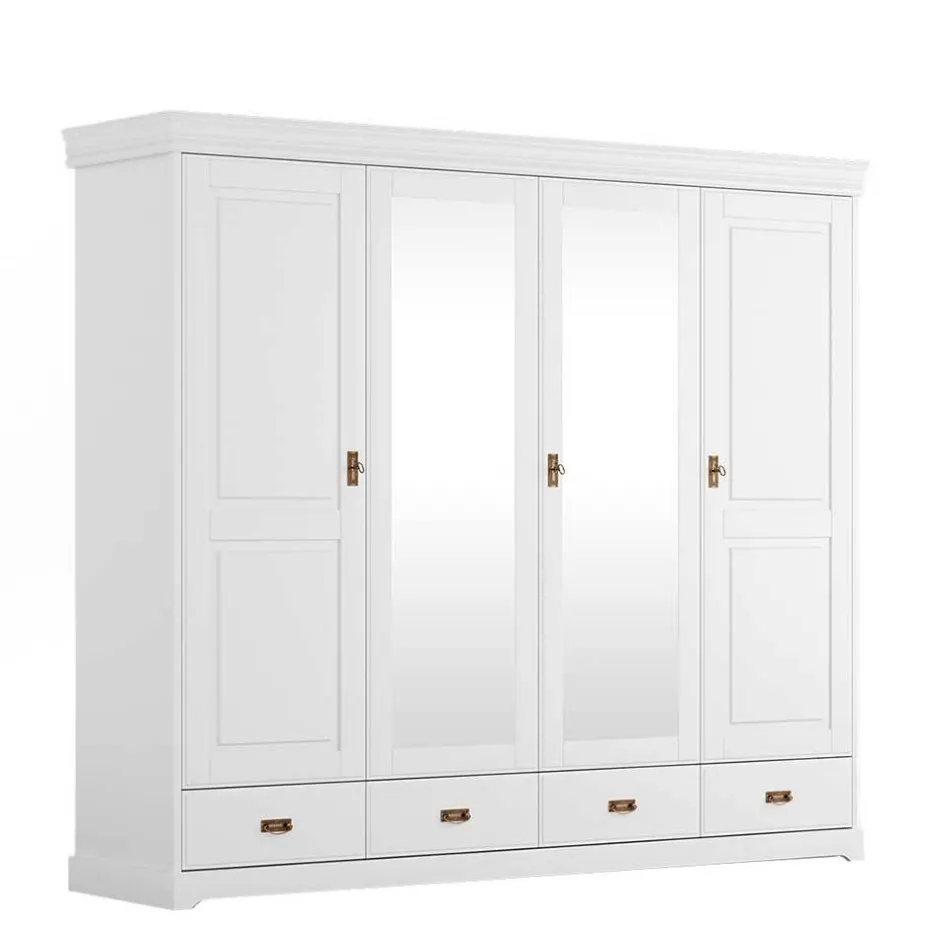 Massivholzmöbel|Drehtürenschränke*Pharao24 Drehtürenschrank Aluko