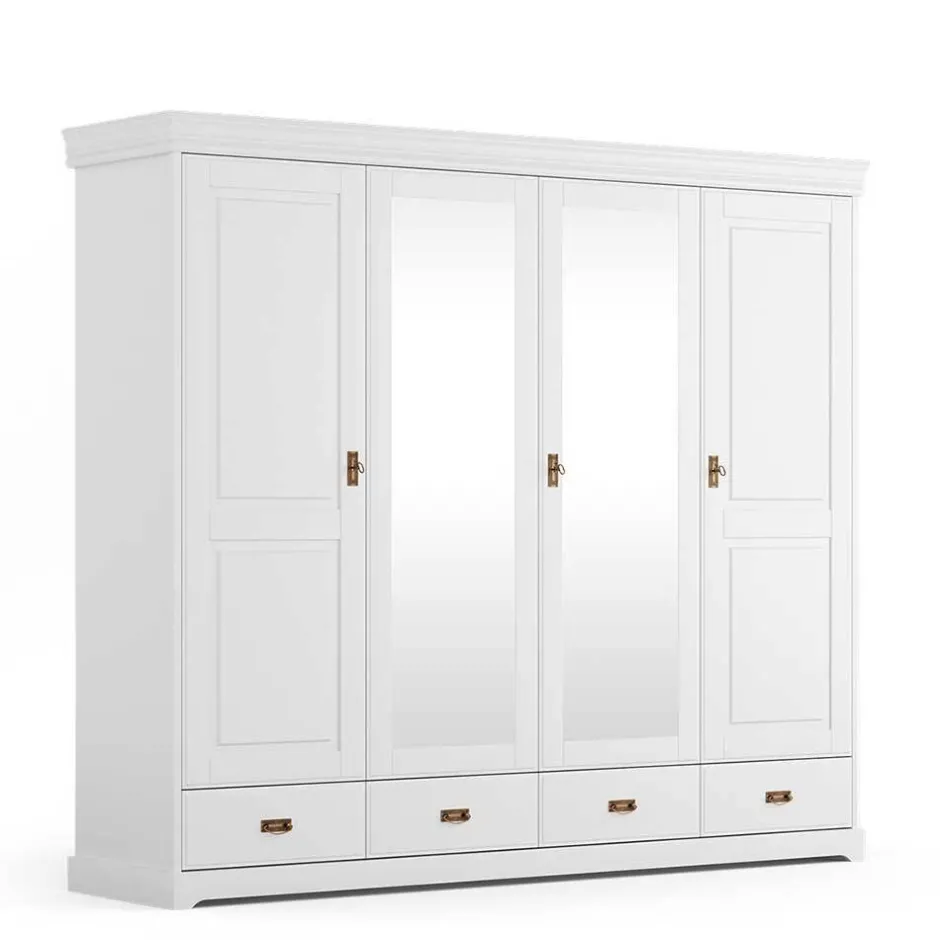 Massivholzmöbel|Drehtürenschränke*Pharao24 Drehtürenschrank Aluko