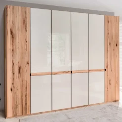 Pharao24 Drehtürenschrank Jassena> Drehtürenschränke|Massivholz Kleiderschränke